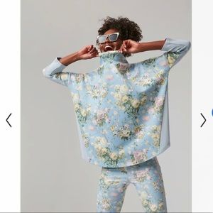 Tuckernuck Blue Chintz Funnel Pullover